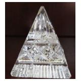 3.5" HIGH WATERFORD CRYSTAL PYRAMID