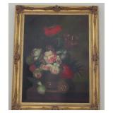 STILL LIFE - OIL ON CANVAS BY S. SIMONE - MUSEUM S