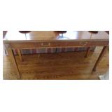 GRECIAN LOOK SINGLE DRAWER SOFA TABLE