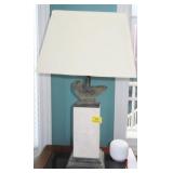 COMPOSITE TABLE LAMP WITH SHADE - 30" HIGH