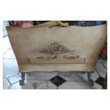 PAINTED WOOD MAGAZINE RACK