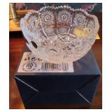 4" AURUM HAND CUT CRYSTAL BOWL - CRYSTAL OF BOHEMI