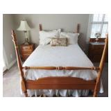 SUMTER CABINET CO. FULL SIZE MAPLE 4 POSTER BED