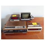4 VINTAGE CLOCK/RADIO/ALARMS
