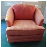 PAIR OF WILLIAM ALLEN INC. BARREL BACK BOUDOIR