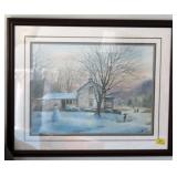 FARM HOUSE IN WINTER BY ROBERT TINO