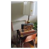 ELECTRO GRAND 400 SEWING MACHINE, TABLE, CHAIR, LA