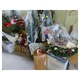 HOLIDAY DECORATIONS: CHRISTMAS TREES, WREATHS, SNO