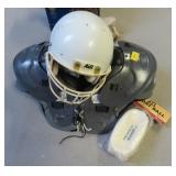 POWER ATHLETIC FOOTBALL SHOULDER PADS AND