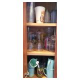 BARWARE, COFFEE CUPS, FLATWARE, KITCHEN LINENS, CO