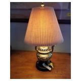 BRASS TABLE LAMP ASIAN INCENSE BURNER DESIGN WITH