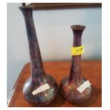 PAIR OF CERMAIC BUD VASES