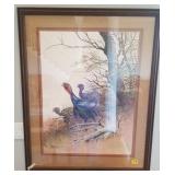 "WILD TURKEYS" BY GUY COHELEACH PRINT 876/1000