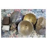 MINERS HAT WITH CAR BIDE LIGHT AND OTHER MINING