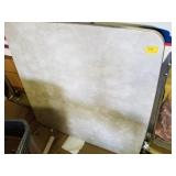 FOLDING CARD TABLE AND 5 FOLDING METAL CHAIRS