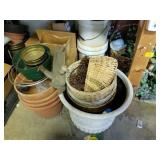 ARTIFICIAL FLOWERS, FLOWER POTS, BOX FANS, ETC