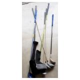 7 GOLF CLUBS WOODS