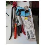 GARDENING TOOLS AND CROW BARS