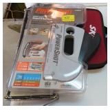 POWER SHOT STAPLER NEW, SCREW DRIVER SET, SKIL ELE