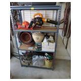 METAL AND WOOD SHELF