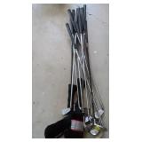 TOMMY ARMOUR GOLF CLUBS: 3 WOODS, 10 IRONS