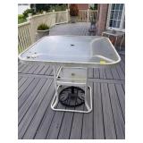 HIGH TOP PATIO TABLE AND 4 CHAIRS