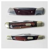 3 BUCK FOLDING POCKET KNIVES
