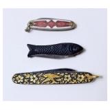 3 VINTAGE PEN KNIVES