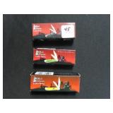 3 FROST CUTLERY "STEEL WARRIOR" POCKET KNIVES