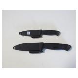 2 A.G. RUSSELL FIXED BLADE KNIVES: VG10 AND AUS10