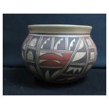 SOUTHWEST NATIVE AMERICAN POTTERY POT BY PAULINE