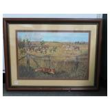 HUNT SCENE PRINT BY ROBERT CHRISTIE #260/950
