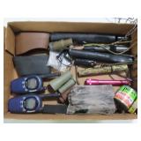 GAME CALLS, COBRA WALKIE-TALKIES, SHOTGUN BUTT