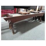ANTIQUE COOLING BENCH WITH DRAIN