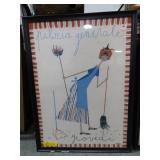 2 FRAMED ARTWORKS BY MILVIA - ITALIAN