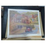 PORTFOLIO OF UNFRAMED PRINTS, CALENDAR PRINTS,