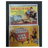 4 REPRODUCTION MOVIE AND TV POSTERS