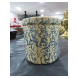 6 1/2" SPONGEWARE CROCK - ROBINSON ROSEVILLE,