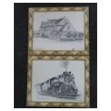 "SOUTHERN RAILWAY - KNOXVILLE" PRINT BY JOAN BEAVE