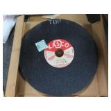 2 - ALUMINUM OXIDE GRINDING WHEELS - 12 X 1.5 X 1.