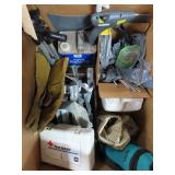 WELDING GLOVES, JOIST HANGERS, TRIPOD, XYLENE,