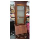 JASPER CABINET MAHOGANY DROP FRONT DESK WITH