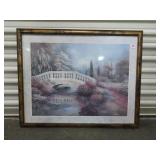 BRIDGE OVER CREEK BY VIVIAN FLASCH - PRINT