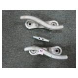 3 BOAT CLEATS: 4" AND 2 - 9"