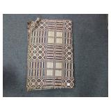 ANTIQUE COVERLET - 60" X 76"