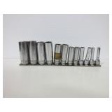 12 SNAP-ON DEEP WELL SOCKETS