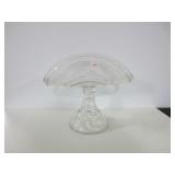 VINTAGE GLASS SWEETS TRAY - 10" LONG X 9" HIGH
