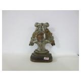 FLOWER BASKET CAST IRON DOOR STOP