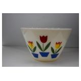 9.5" FIRE KING TULIP MIXING BOWL