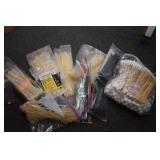 ZIP TIES, COCKTAIL SPEARS, Q-TIPS, ETC.